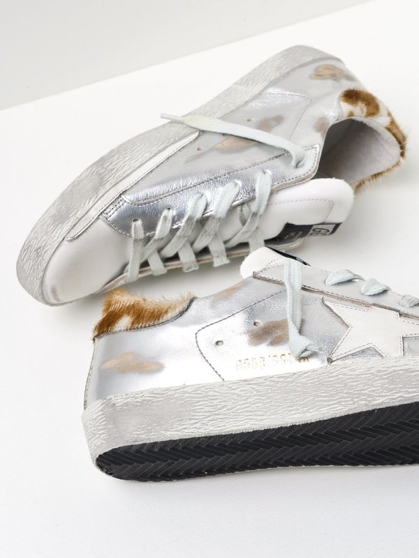 SNEAKERS SUPERSTAR_SILVER LEATHER-COW PONY SNEAKERS SUPERSTAR_SILVER LEATHER-COW PONY