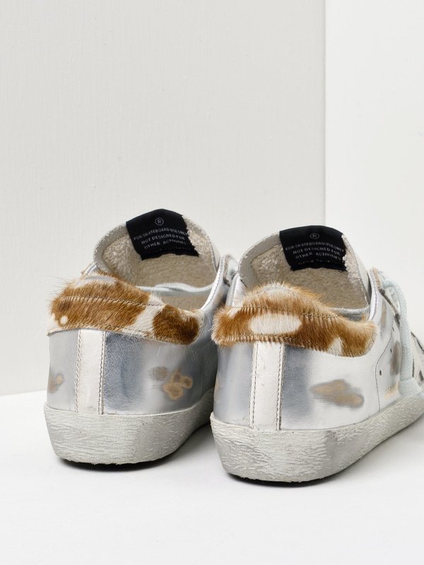 SNEAKERS SUPERSTAR_SILVER LEATHER-COW PONY SNEAKERS SUPERSTAR_SILVER LEATHER-COW PONY