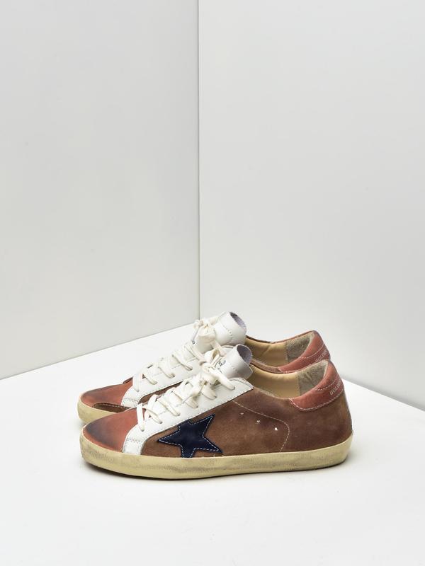 SNEAKERS SUPERSTAR_TAN LEATHER-INDIGO STAR SNEAKERS SUPERSTAR_TAN LEATHER-INDIGO STAR