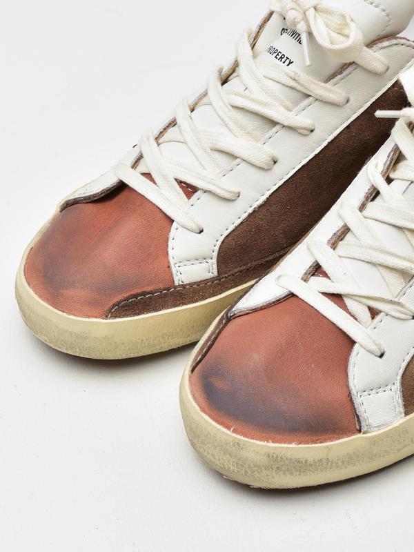 SNEAKERS SUPERSTAR_TAN LEATHER-INDIGO STAR SNEAKERS SUPERSTAR_TAN LEATHER-INDIGO STAR