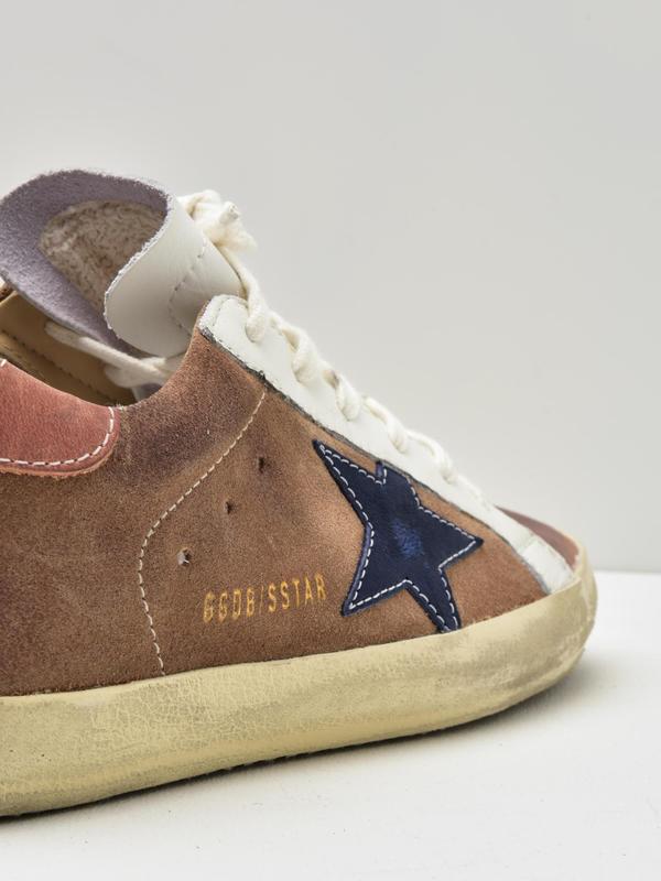 SNEAKERS SUPERSTAR_TAN LEATHER-INDIGO STAR SNEAKERS SUPERSTAR_TAN LEATHER-INDIGO STAR