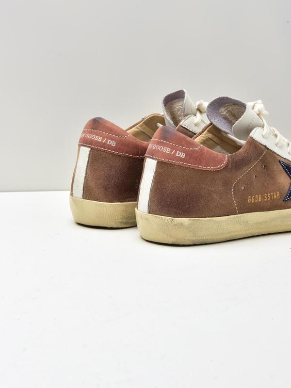 SNEAKERS SUPERSTAR_TAN LEATHER-INDIGO STAR SNEAKERS SUPERSTAR_TAN LEATHER-INDIGO STAR