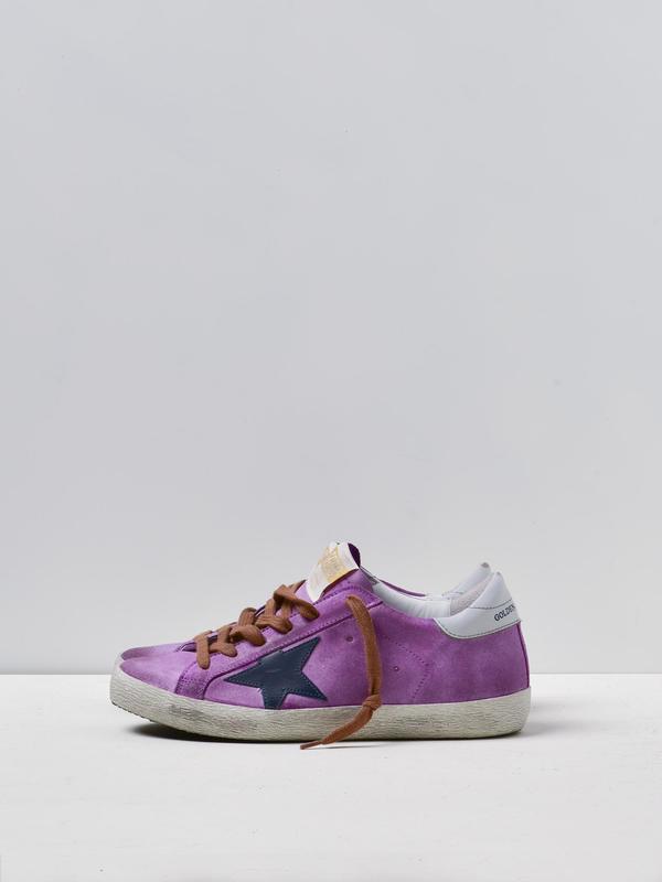 SNEAKERS SUPERSTAR_VIOLET SUEDE BLUETTE STAR SNEAKERS SUPERSTAR_VIOLET SUEDE BLUETTE STAR