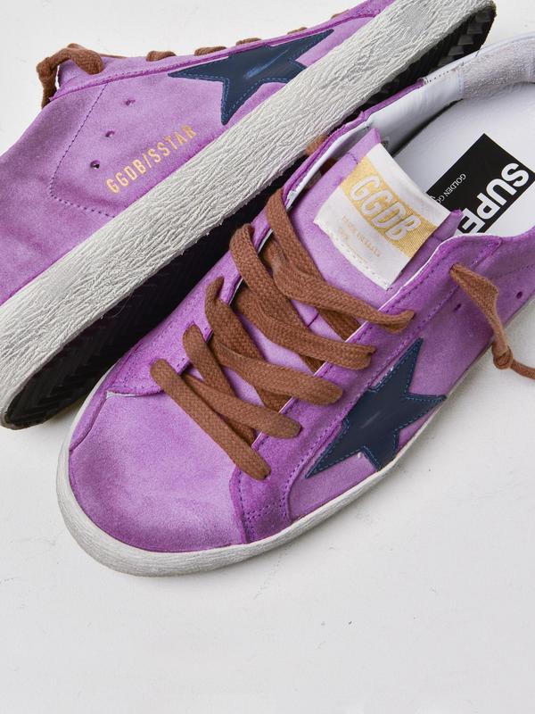 SNEAKERS SUPERSTAR_VIOLET SUEDE BLUETTE STAR SNEAKERS SUPERSTAR_VIOLET SUEDE BLUETTE STAR