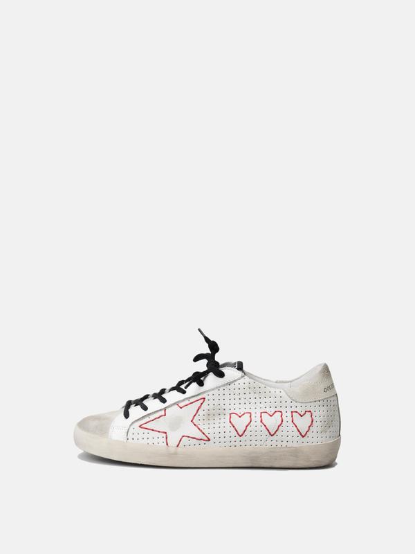 SNEAKERS SUPERSTAR_WHITE LEATHER 3 HEARTS 1 STAR SNEAKERS SUPERSTAR_WHITE LEATHER 3 HEARTS 1 STAR