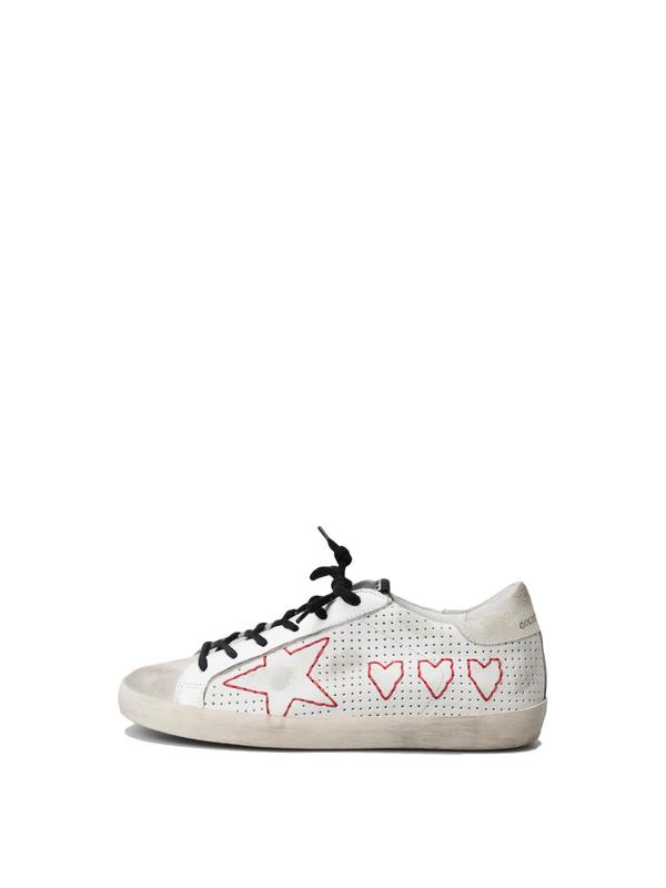 SNEAKERS SUPERSTAR_WHITE LEATHER 3 HEARTS 1 STAR SNEAKERS SUPERSTAR_WHITE LEATHER 3 HEARTS 1 STAR