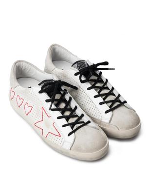 SNEAKERS SUPERSTAR_WHITE LEATHER 3 HEARTS 1 STAR SNEAKERS SUPERSTAR_WHITE LEATHER 3 HEARTS 1 STAR
