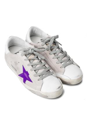SNEAKERS SUPERSTAR_WHITE LEATHER VIOLA STAR SNEAKERS SUPERSTAR_WHITE LEATHER VIOLA STAR