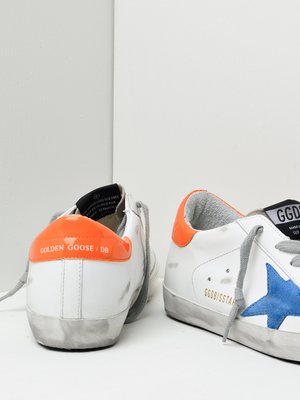 SNEAKERS SUPERSTAR_WHITE LEATHER-LIGHT BLUE STAR SNEAKERS SUPERSTAR_WHITE LEATHER-LIGHT BLUE STAR