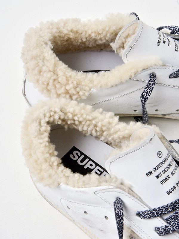 SNEAKERS SUPERSTAR_WHITE SHEARLING-SILVER GLITTER SNEAKERS SUPERSTAR_WHITE SHEARLING-SILVER GLITTER
