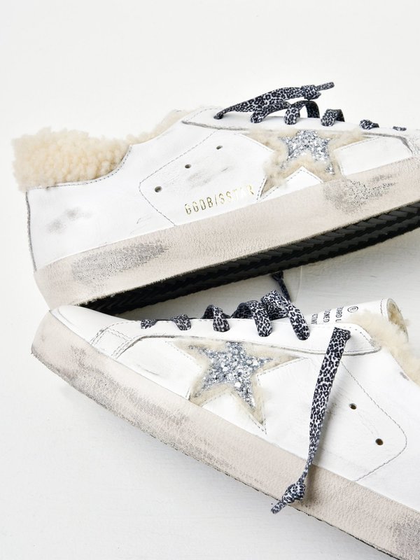 SNEAKERS SUPERSTAR_WHITE SHEARLING-SILVER GLITTER SNEAKERS SUPERSTAR_WHITE SHEARLING-SILVER GLITTER