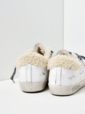 SNEAKERS SUPERSTAR_WHITE SHEARLING-SILVER GLITTER SNEAKERS SUPERSTAR_WHITE SHEARLING-SILVER GLITTER
