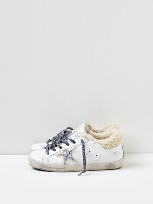 SNEAKERS SUPERSTAR_WHITE SHEARLING-SILVER GLITTER SNEAKERS SUPERSTAR_WHITE SHEARLING-SILVER GLITTER