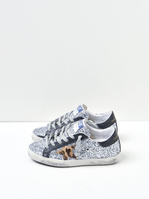 SUPERSTAR GLITTER UPPER HORSY STAR LEATHER HEEL SUPERSTAR GLITTER UPPER HORSY STAR LEATHER HEEL