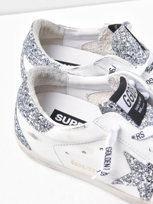 SUPERSTAR LEATHER UPPER GLITTER STAR AND HEEL SUPERSTAR LEATHER UPPER GLITTER STAR AND HEEL