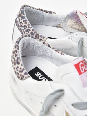 SUPERSTAR LEATHER UPPER GLITTER STAR LEOPARD HEEL SUPERSTAR LEATHER UPPER GLITTER STAR LEOPARD HEEL