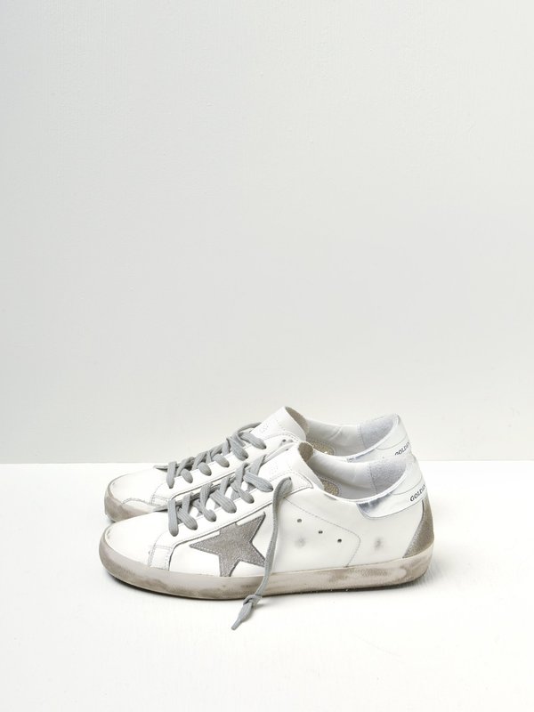 SUPERSTAR LEATHER UPPER STAR SHINY HEEL LETTERING SUPERSTAR LEATHER UPPER STAR SHINY HEEL LETTERING