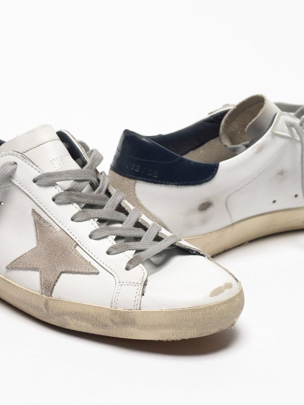SUPERSTAR LEATHER UPPER STAR SHINY LEATHER HEEL SUPERSTAR LEATHER UPPER STAR SHINY LEATHER HEEL