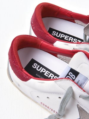 SUPERSTAR LEATHER UPPER SUEDE STAR GLITTER HEEL SUPERSTAR LEATHER UPPER SUEDE STAR GLITTER HEEL