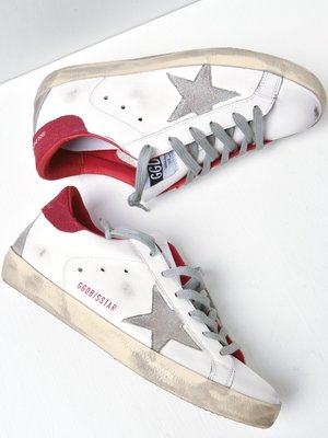 SUPERSTAR LEATHER UPPER SUEDE STAR GLITTER HEEL SUPERSTAR LEATHER UPPER SUEDE STAR GLITTER HEEL