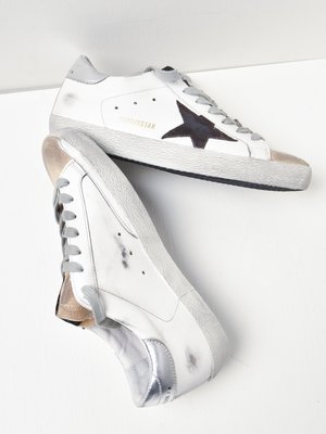 SUPERSTAR LEATHER UPPER SUEDE STAR LAMINATED HEEL SUPERSTAR LEATHER UPPER SUEDE STAR LAMINATED HEEL