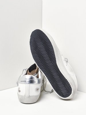 SUPERSTAR LEATHER UPPER SUEDE STAR LAMINATED HEEL SUPERSTAR LEATHER UPPER SUEDE STAR LAMINATED HEEL