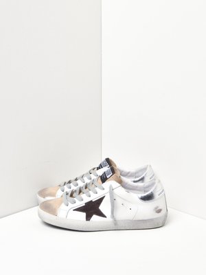 SUPERSTAR LEATHER UPPER SUEDE STAR LAMINATED HEEL SUPERSTAR LEATHER UPPER SUEDE STAR LAMINATED HEEL