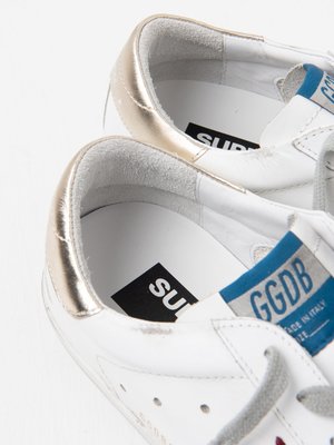 SUPERSTAR LEATHER UPPER SUEDE STAR LAMINATED HEEL SUPERSTAR LEATHER UPPER SUEDE STAR LAMINATED HEEL