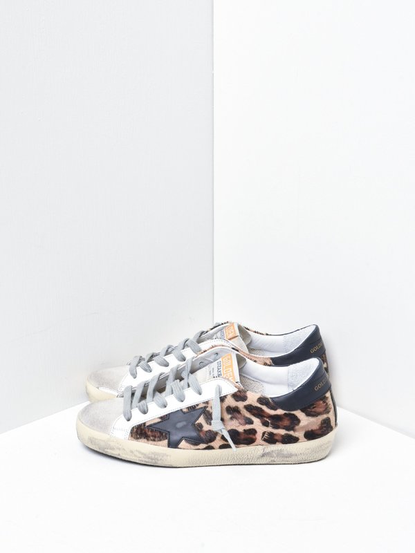 SUPERSTAR LEOPARD HORSY QUARTER LEATHER STAR HEEL SUPERSTAR LEOPARD HORSY QUARTER LEATHER STAR HEEL