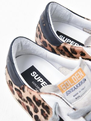 SUPERSTAR LEOPARD HORSY QUARTER LEATHER STAR HEEL SUPERSTAR LEOPARD HORSY QUARTER LEATHER STAR HEEL