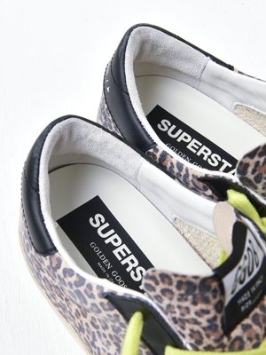 SUPERSTAR LEOPARD UPPER SUEDE STAR LEATHER HEEL SUPERSTAR LEOPARD UPPER SUEDE STAR LEATHER HEEL