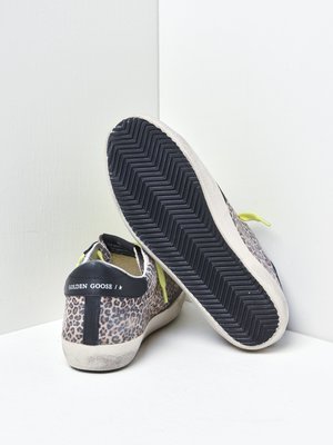 SUPERSTAR LEOPARD UPPER SUEDE STAR LEATHER HEEL SUPERSTAR LEOPARD UPPER SUEDE STAR LEATHER HEEL