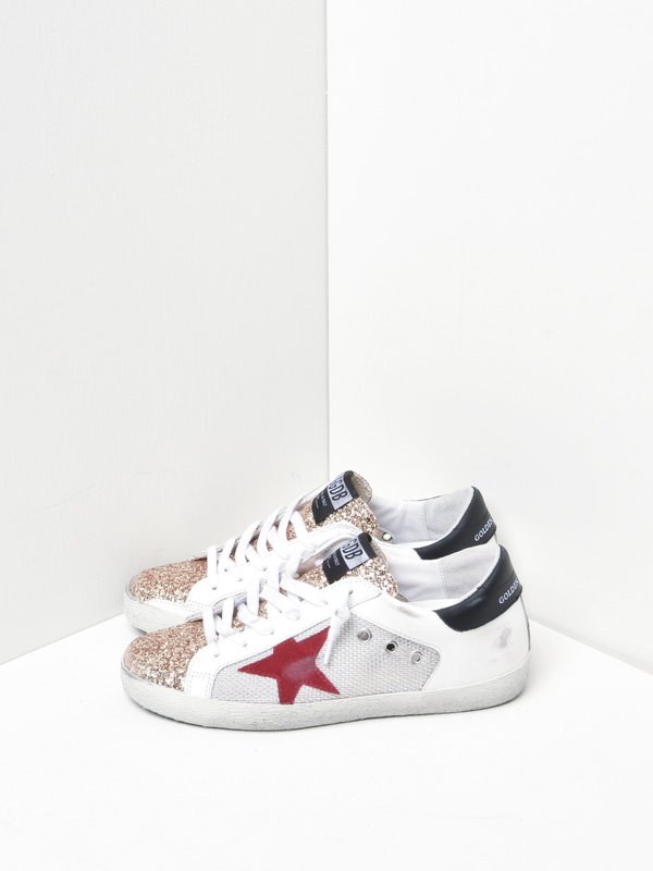 SUPERSTAR NET LEATHER UPPER SUEDE STAR GLITTER TOE SUPERSTAR NET LEATHER UPPER SUEDE STAR GLITTER TOE