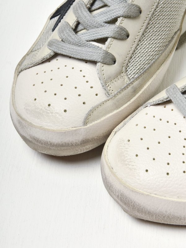 SUPERSTAR NET UPPER SUEDE STAR LEATHER HEEL SUPERSTAR NET UPPER SUEDE STAR LEATHER HEEL