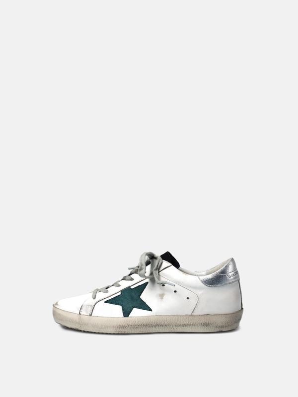 Superstar Sneaker_WHITE/PETROLEUM STAR Superstar Sneaker_WHITE/PETROLEUM STAR