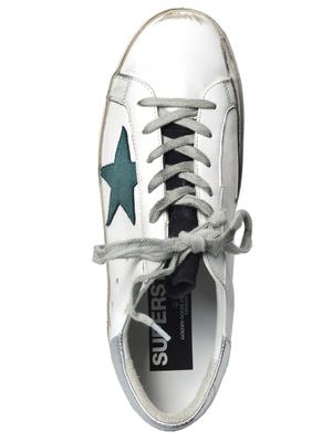 Superstar Sneaker_WHITE/PETROLEUM STAR Superstar Sneaker_WHITE/PETROLEUM STAR