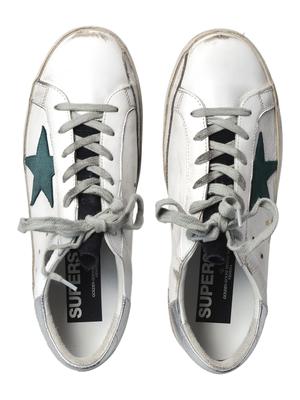 Superstar Sneaker_WHITE/PETROLEUM STAR Superstar Sneaker_WHITE/PETROLEUM STAR