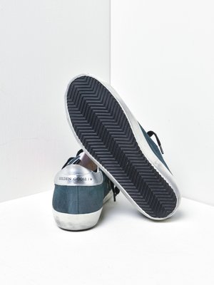 SUPERSTAR SUEDE UPPER AND STAR LAMINATED HEEL SUPERSTAR SUEDE UPPER AND STAR LAMINATED HEEL