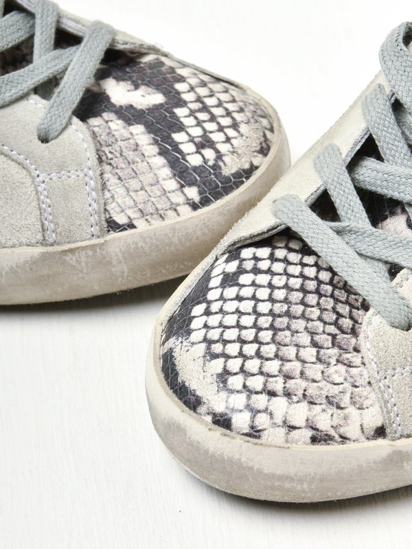 SUPERSTAR SUEDE UPPER STAR PHYTON PRINTED TOE SUPERSTAR SUEDE UPPER STAR PHYTON PRINTED TOE