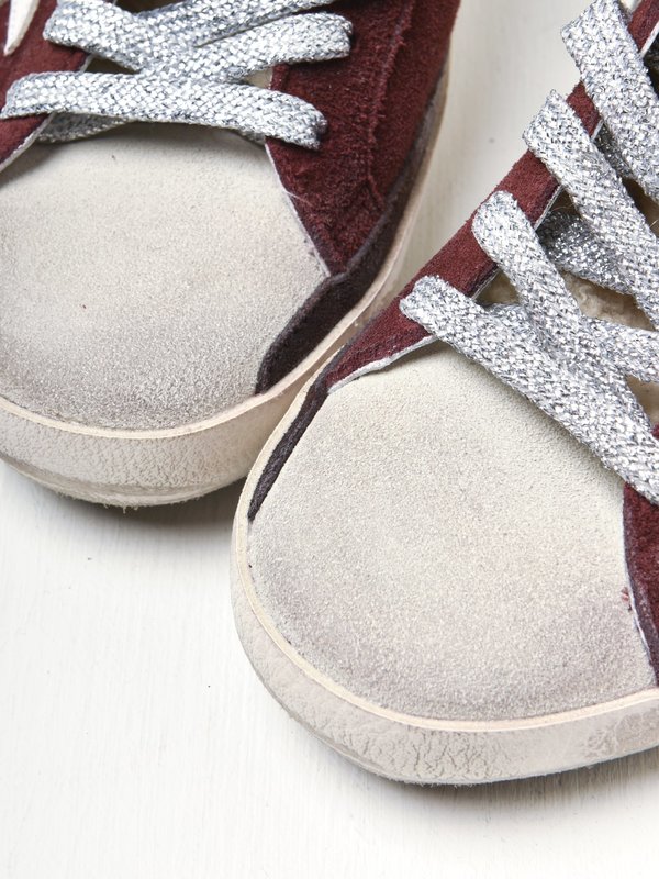 SUPERSTAR SUEDE UPPER STAR SHEARLING TONGUE SUPERSTAR SUEDE UPPER STAR SHEARLING TONGUE