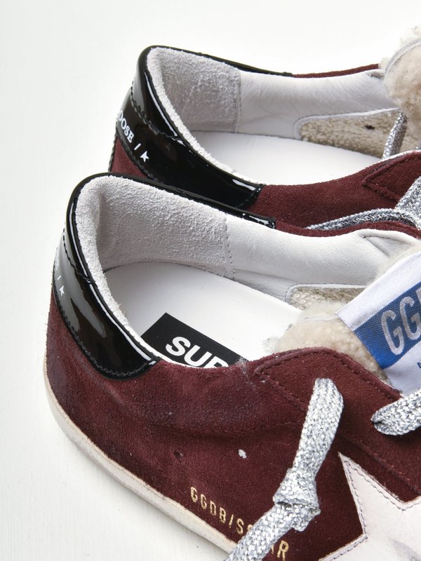 SUPERSTAR SUEDE UPPER STAR SHEARLING TONGUE SUPERSTAR SUEDE UPPER STAR SHEARLING TONGUE