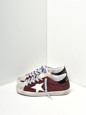 SUPERSTAR SUEDE UPPER STAR SHEARLING TONGUE SUPERSTAR SUEDE UPPER STAR SHEARLING TONGUE
