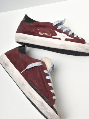 SUPERSTAR SUEDE UPPER STAR SHEARLING TONGUE SUPERSTAR SUEDE UPPER STAR SHEARLING TONGUE