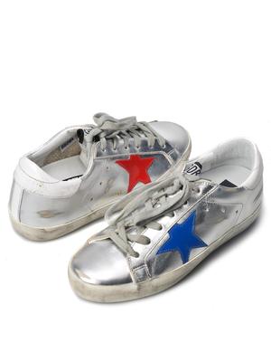 SUPERSTAR_SLIVER/RED AND BLUE STAR SUPERSTAR_SLIVER/RED AND BLUE STAR