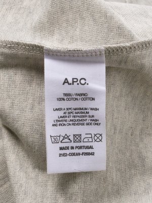 A.P.C. Denise T-shirt - Heathered Ecru A.P.C. Denise T-shirt - Heathered Ecru