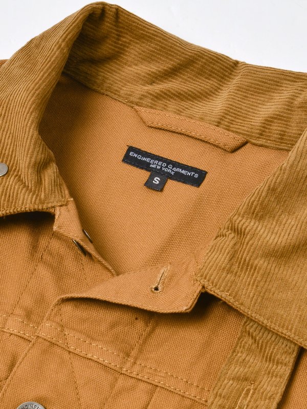 duck canvas trucker jacket