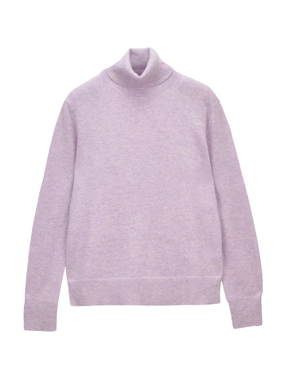 Turtleneck Sweater_Lavender Turtleneck Sweater_Lavender