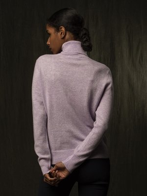 Turtleneck Sweater_Lavender Turtleneck Sweater_Lavender