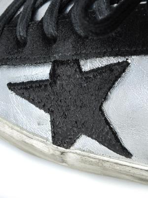 W. SNEAKERS SUPERSTAR_SILVER BLACK LEATHER W. SNEAKERS SUPERSTAR_SILVER BLACK LEATHER