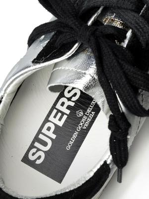 W. SNEAKERS SUPERSTAR_SILVER BLACK LEATHER W. SNEAKERS SUPERSTAR_SILVER BLACK LEATHER